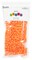 Essentials By Leisure Arts Pony Bead 6Mm X 9Mm Pastel Orange Opaque Plastic Pony Beads Bulk 750 Pieces For Arts, Crafts, Bracelet, Necklace, Jewelry Making, Earring, Hair Braiding